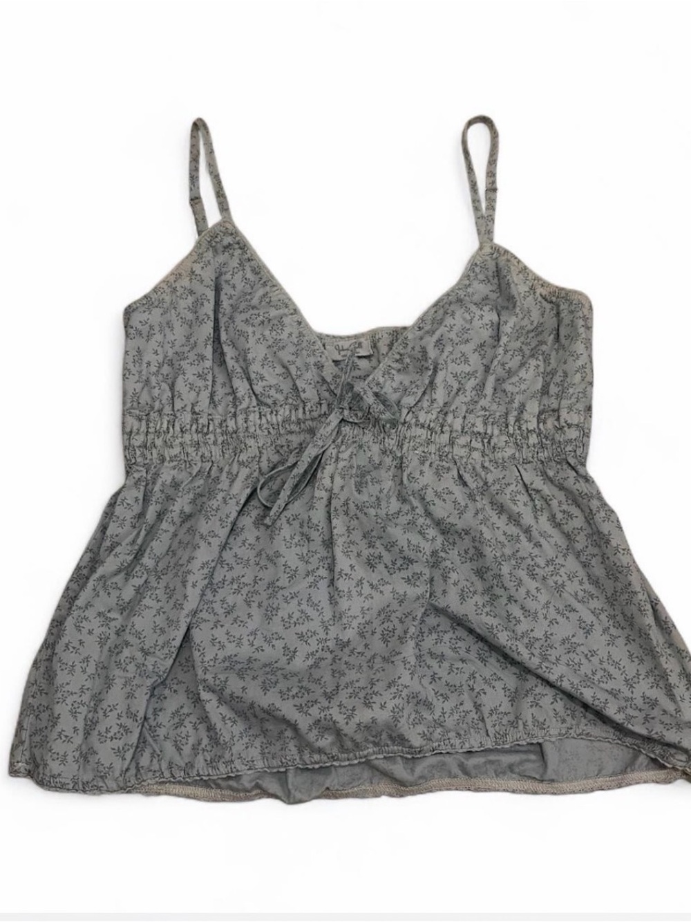 Brandy Melville Floral Front Tie Cami